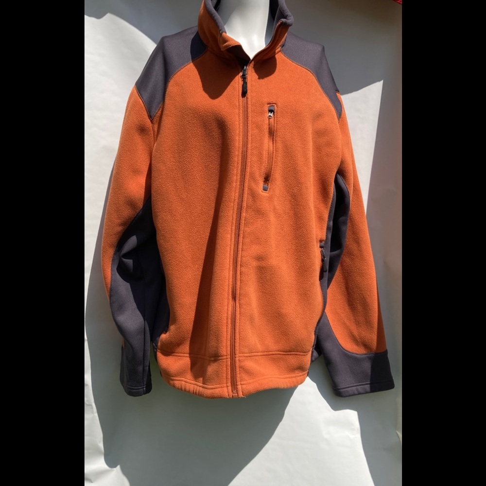TEK Gear Jacket (L) burnt Orange/Grey